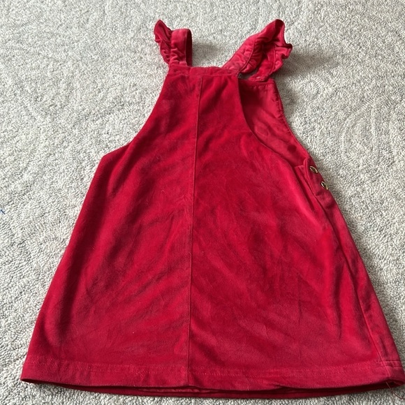Girls Red Holiday Dress Size 7 - Picture 4 of 6
